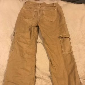 Beige cargo jeans